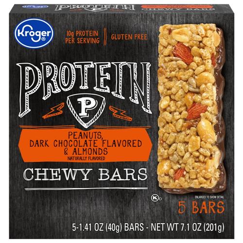 Kroger Dark Chocolate Peanut & Almonds Chewy Granola Bars 5 ct