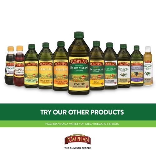 Pompeian Gourmet Organic Balsamic Vinegar, Perfect For Salad Dressings, Marinades & Vegetables, Non-Allergenic, Non-Gmo, 16 Fl. Oz.