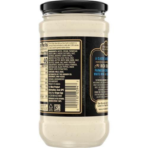 Private Selection Classic Alfredo Pasta Sauce 15 oz