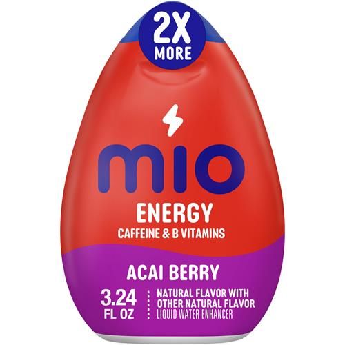 Mio Energy Acai Berry Flavored With Other Natural Flavor Liquid Water Enhancer, 3.24 Fl Oz Bottle