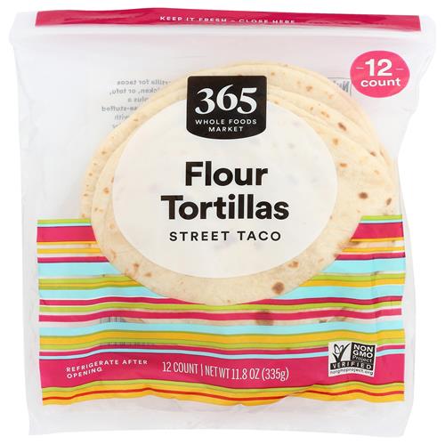 Whole Foods Market Flour Tortillas, Street Style, 11.85 Ounce