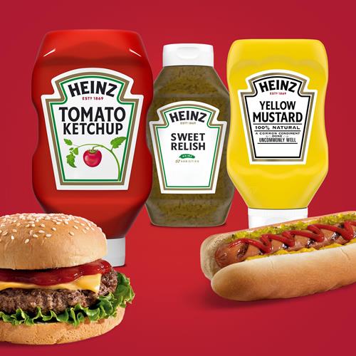 Heinz Tomato Ketchup, Sweet Relish & Yellow Mustard Grill Pack, 3 Ct Pack