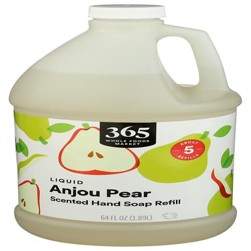 Whole Foods Market Liquid Hand Soap Refill, Anjou Pear, 64 Fl Oz