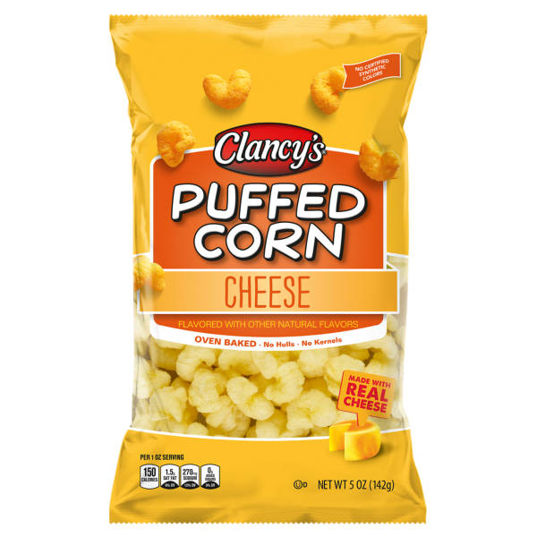 Clancy's Cheese Puffed Corn, 5 oz