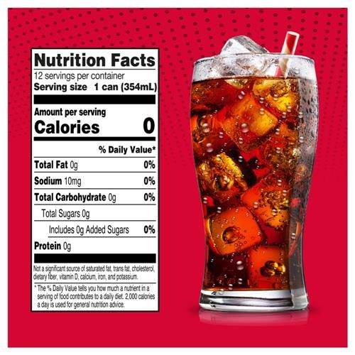 Big K Cola Zero Sugar Zero Calorie Soda Cans 12 pk / 12 fl oz