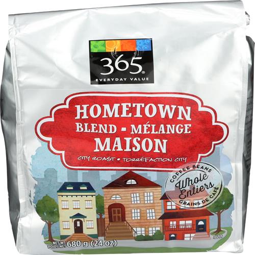 Whole Foods Market, Hometown Blend Whole Bean Coffee, Medium-Light Roast, 24 Ounce