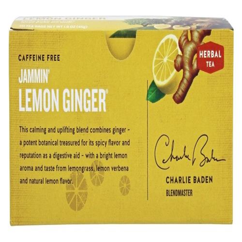 Celestial Seasonings Herbal Tea, Jammin Lemon Ginger, 20 Count Box