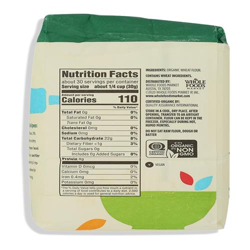 Whole Foods Market, Organic Bread Flour, 32 Ounce