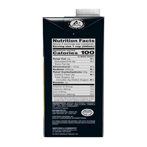 Imagine Light In Sodium Organic Creamy Butternut Squash Soup 32 Oz