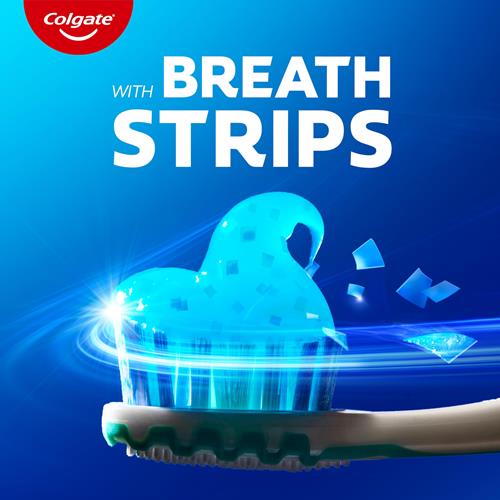 Colgate Maxfresh Whitening With Breath Strips Toothpaste Clean Mint 12.6 Ounce Total (2 Pack)