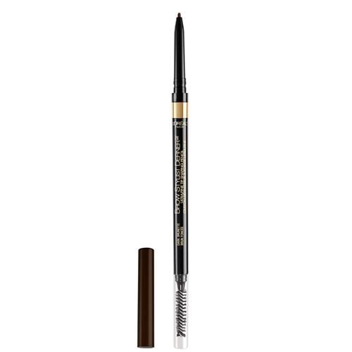 Loreal Paris Makeup Brow Stylist Definer Waterproof Eyebrow Pencil, Ultra-Fine Mechanical Pencil, Draws Tiny Brow Hairs And Fills In Sparse Areas And Gaps, Dark Brunette, 0.003 Ounce (Pack Of 1)