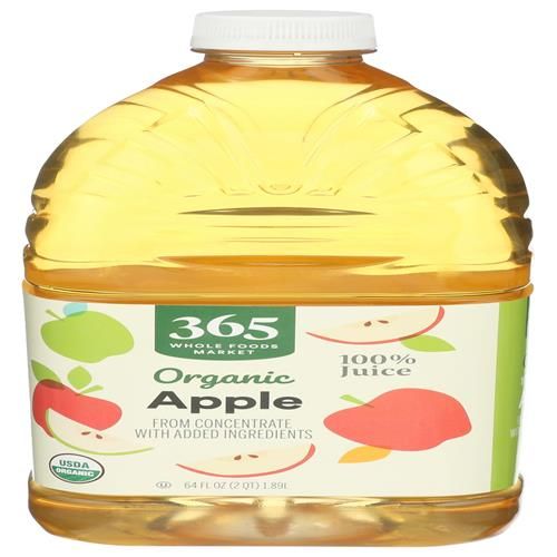 Whole Foods Market Organic Apple Juice, 64 Fl Oz