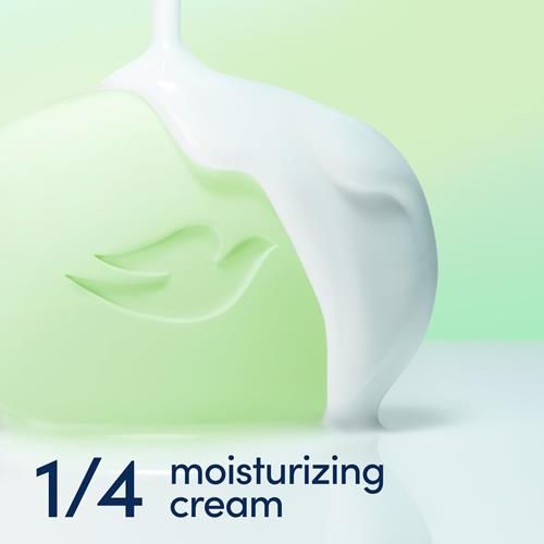 Dove Beauty Bar Soap Cool Moisture Cucumber & Green Tea Scent, 2 Bars For Refreshed Skin, Leaves Skin Refreshed 3.75 Oz