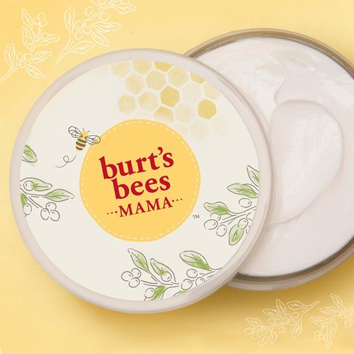 Burts Bees Mama Belly Butter Stretch Mark Cream For Pregnancy Massages Body & Reduces Scar Appearance, Prenatal & Postnatal Tummy Skin Care, Shea Butter & Vitamin E Rich Formula, 6.5 Oz Tub - Pac