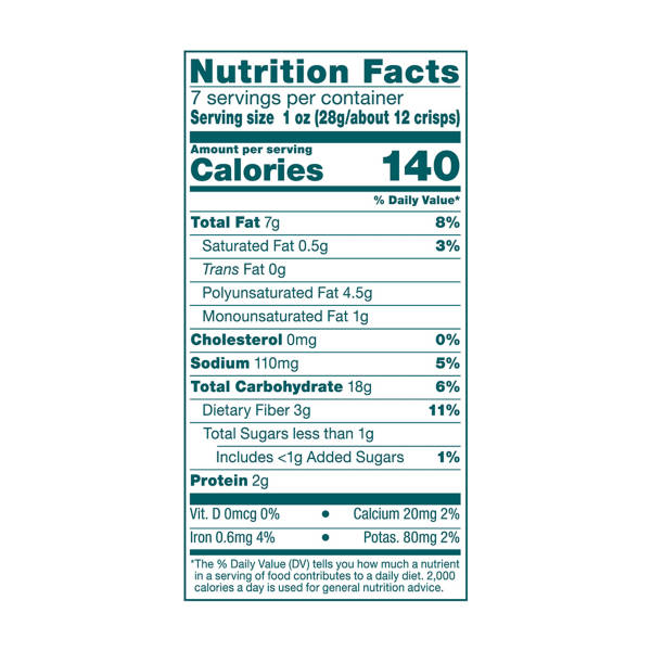 liveGfree Gluten Free Sea Salt Brown Rice Crisps, 7 oz