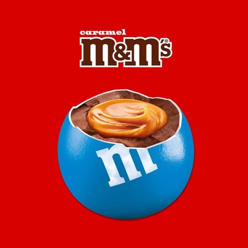 M&Ms Caramel Milk Chocolate Candy, Sharing Size, 9.05 Oz Resealable Bag