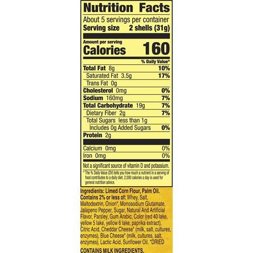 Old El Paso Spicy Jalapeño Cheddar Flavored Stand N Stuff Taco Shells, Gluten Free, 5.4 Oz.