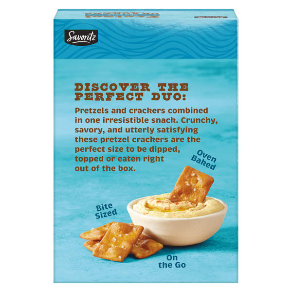 Savoritz Bite Sized Sea Salt Pretzel Crackers, 5.5 oz