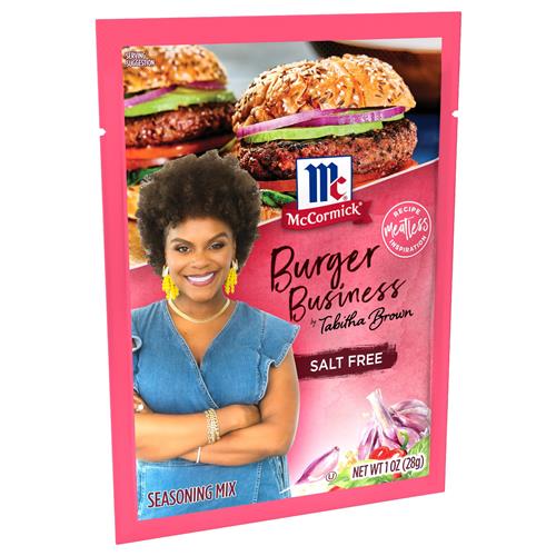Mccormick Burger Business Seasoning Mix By Tabitha Brown, 1 Oz