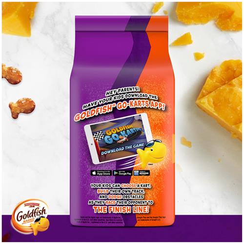 Goldfish Crackers Mix With Xtra Cheddar And Pretzel, Snack Crackers, 6.6 Oz Bag