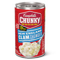 Campbell's Chunky New England Clam Chowder Soup, 18.8 oz Can