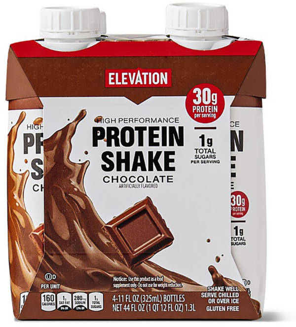 Elevation Chocolate Ready to Drink Protein Shake, 4 count