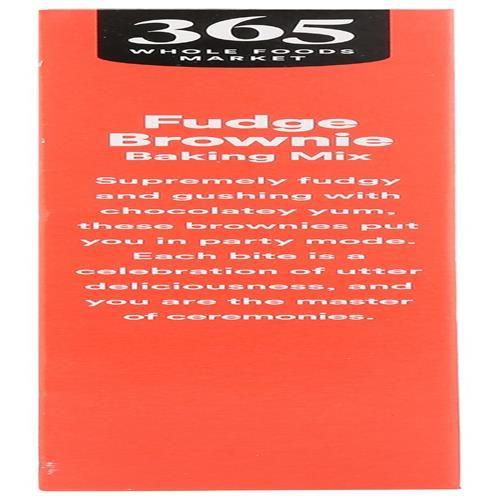 Whole Foods Market, Chocolate Fudge Brownie Mix, 15 Ounce