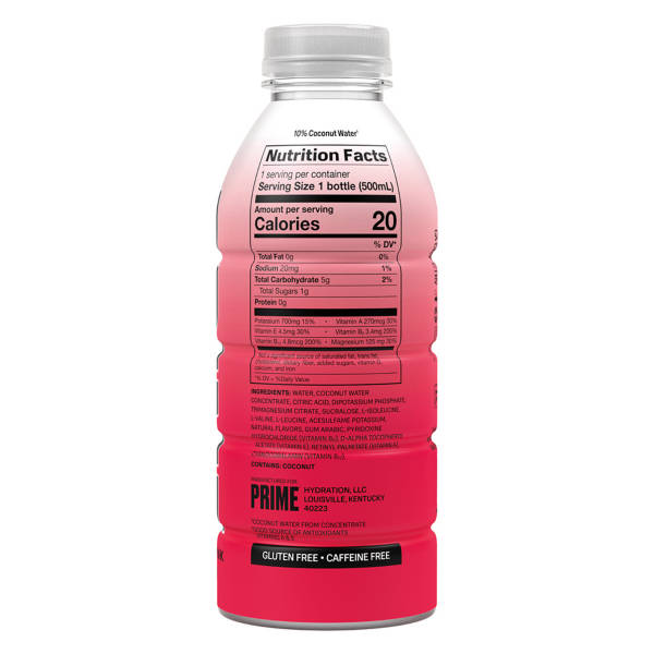 Prime Hydration Cherry Freeze Hydration Drink, 16.9 fl oz