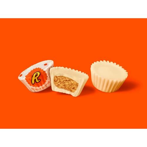 Reeses Miniatures White Creme Peanut Butter Cups, Candy Share Pack, 10.5 Oz