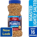 Kroger Dry Roasted Lightly Salted Peanuts 16 oz