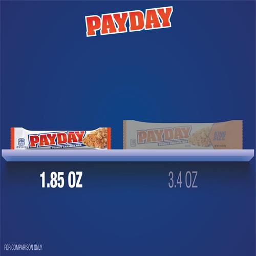 Payday Peanut Caramel Candy Bar, 1.85 Oz
