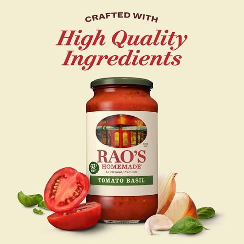 Raos Homemade Tomato Basil Sauce, 2 Lb, 32 Oz