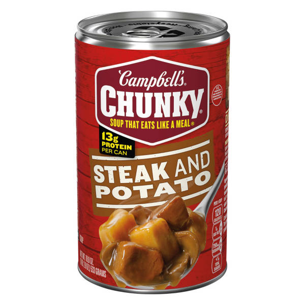 Campbell's Chunky Steak & Potato Soup, 18.8 oz Can