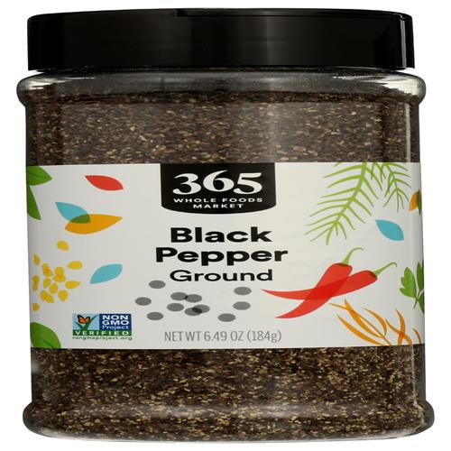 Whole Foods Market Medium Grind Black Pepper, 6.49 Oz