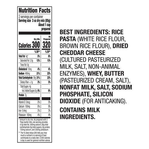 Annies Gluten Free Macaroni And Cheese, Rice Pasta And White Cheddar, 6 Oz