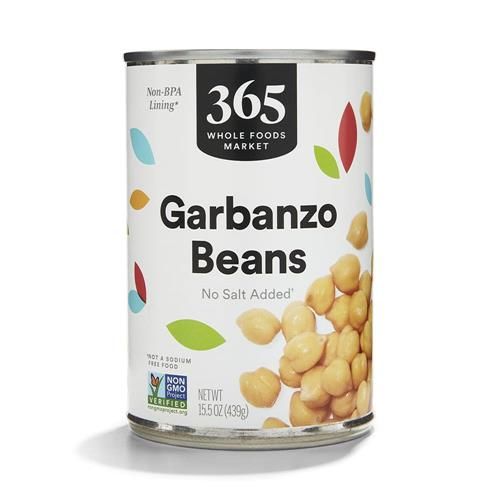 Whole Foods Market Unsalted Garbanzo Beans, 15.5 Oz