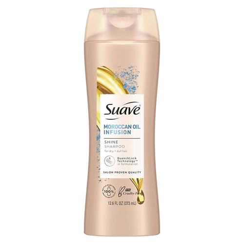 Suave Professionals Shine Shampoo, Moroccan Infusion, 12.6 Oz