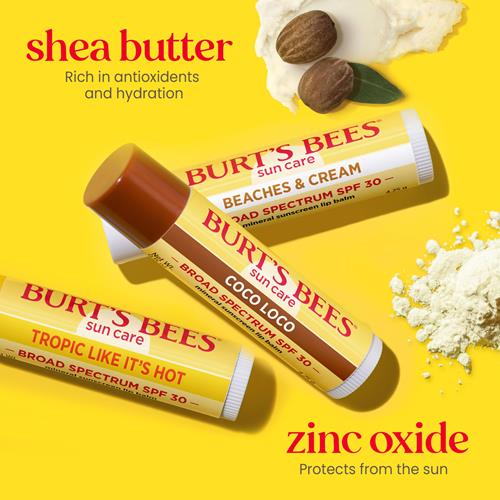 Burts Bees Beaches And Cream Lip Balm Spf 30, 0.15 Oz