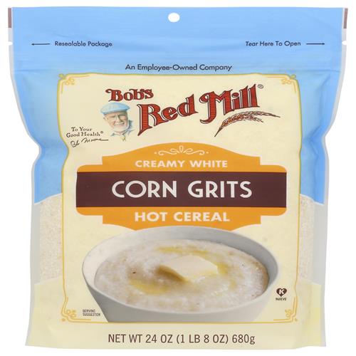 Bobs Red Mill White Corn Grits, 24Oz (Pack Of 1) - Vegan, Kosher
