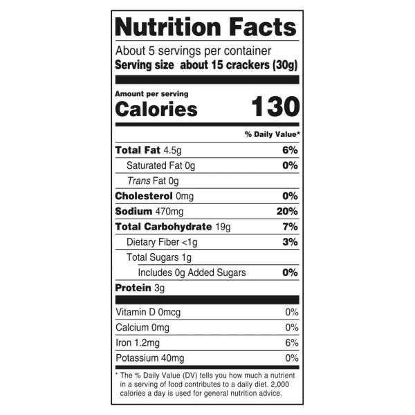 Savoritz Bite Sized Sea Salt Pretzel Crackers, 5.5 oz