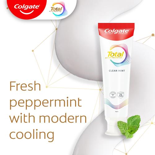Colgate Total Clean Mint Toothpaste, Mint Toothpaste, 5.1 Oz Tube
