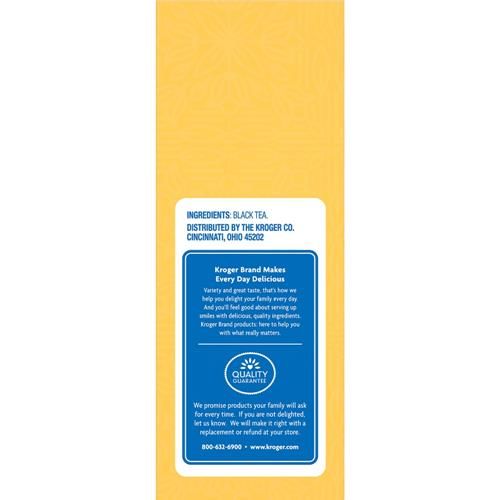 Kroger Black Tea Bags 100 ct