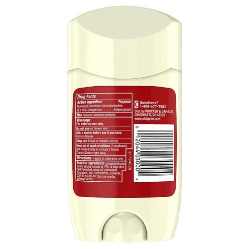 Old Spice Invisible Solid Antiperspirant Deodorant For Men Volcano With Charcoal Scent Inspired By Nature 2.6 Oz
