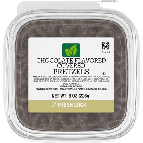 Kroger Chocolate Flavored Covered Pretzels 8 oz