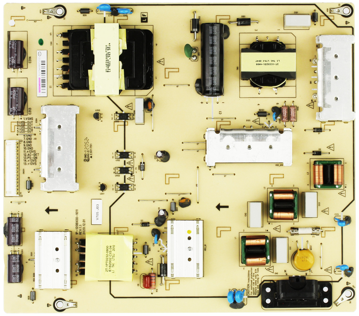 Vizio 09-70CAR130-00 Power Supply / LED Board