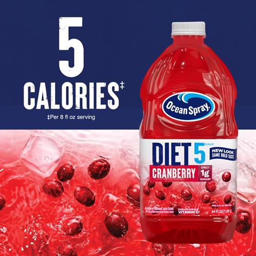 Ocean Spray Diet Cranberry Juice Drink, 64 Fl Oz Bottle