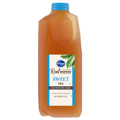 Kroger Sweet Iced Tea Carton 1/2 gallon