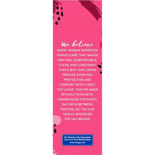Kroger Liners Long Unscented 96 count