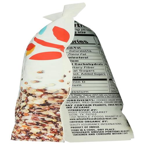 Whole Foods Market White & Red Quinoa Blend, 90-Second Microwave In Pound, 8.8 Ounce