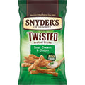 Snyders Of Hanover, Sour Cream & Onion Twisted Pretzel Sticks, 12 Oz Bag